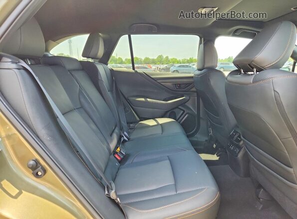 4S4BTGUD0R3138618 2024 SUBARU OUTBACK Green Widok wnętrza z tyłu