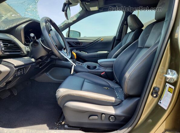 4S4BTGUD0R3138618 2024 SUBARU OUTBACK Green Widok wnętrza z przodu