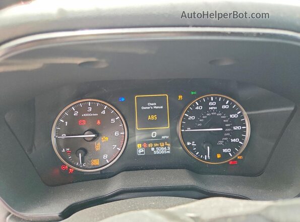 4S4BTGUD0R3255180 2024 SUBARU OUTBACK Green Вид щитка приладів