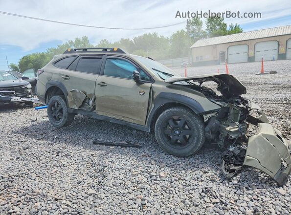 4S4BTGUD0R3255180 2024 SUBARU OUTBACK Green Передня права чверть