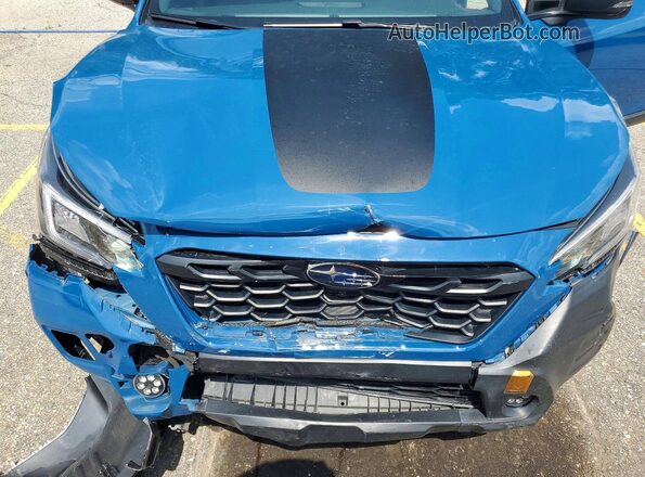 4S4BTGUD1P3193012 2023 SUBARU OUTBACK Blue Engine compartment view
