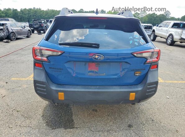 4S4BTGUD1P3193012 2023 SUBARU OUTBACK Blue Rear view