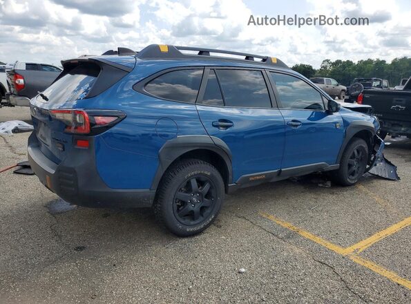 4S4BTGUD1P3193012 2023 SUBARU OUTBACK Blue Rear right