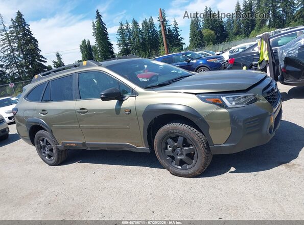 4S4BTGUD2P3202588 2023 SUBARU OUTBACK Green Вид задньої частини салону