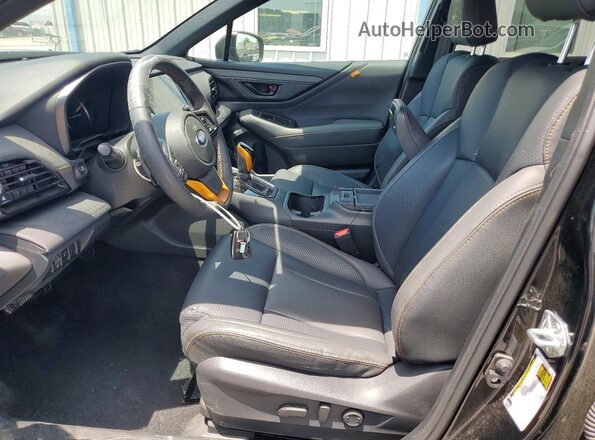 4S4BTGUD2P3210741 2023 SUBARU OUTBACK Black Widok wnętrza z przodu