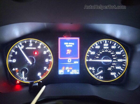 4S4BTGUD2S3280748 2025 SUBARU OUTBACK Blue Widok zestawu wskaźników