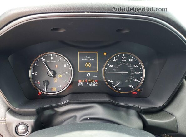 4S4BTGUD2S3291281 2025 SUBARU OUTBACK Blue Widok zestawu wskaźników