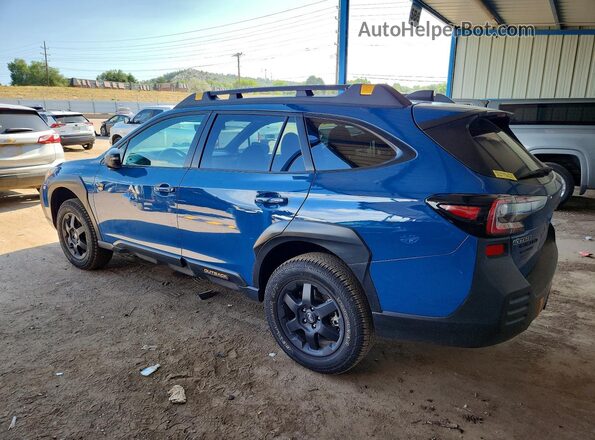 4S4BTGUD3R3259644 2024 SUBARU OUTBACK Blue Trasero izquierdo