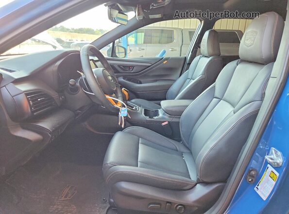 4S4BTGUD3R3259644 2024 SUBARU OUTBACK Blue Vista interior delantera