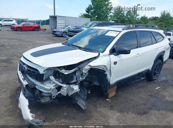 4S4BTGUD5N3247344 2022 SUBARU OUTBACK White Vista tres cuartos delantera izquierda