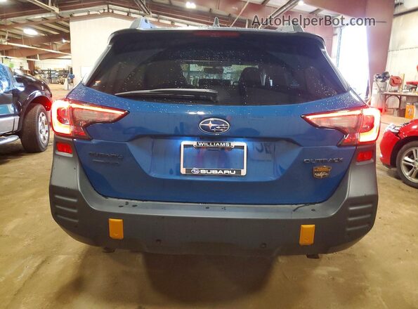 4S4BTGUD5S3133386 2025 SUBARU OUTBACK Blue უკანა ხედი