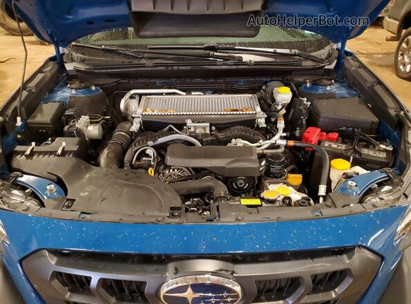 4S4BTGUD5S3133386 2025 SUBARU OUTBACK Blue ძრავის განყოფილების ხედი