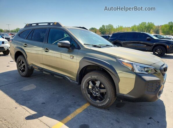 4S4BTGUD5S3143285 2025 SUBARU OUTBACK Зеленый Передняя правая четверть