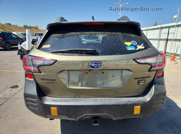 4S4BTGUD5S3143285 2025 SUBARU OUTBACK Зеленый Вид сзади