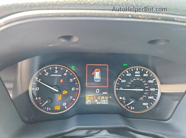 4S4BTGUD5S3143285 2025 SUBARU OUTBACK Зеленый Вид щитка приборов