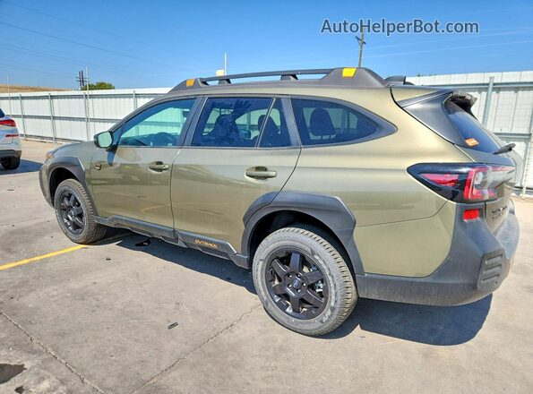 4S4BTGUD5S3143285 2025 SUBARU OUTBACK Зеленый Задняя левая четверть