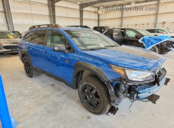 4S4BTGUD5S3186492 2025 SUBARU OUTBACK Синий Передняя правая четверть