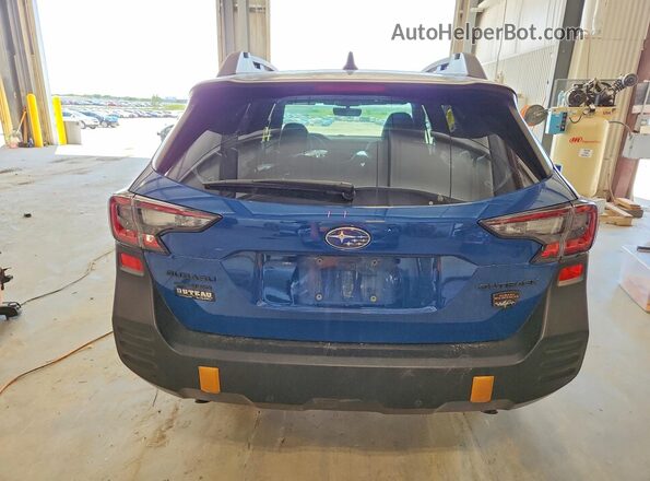 4S4BTGUD5S3186492 2025 SUBARU OUTBACK Синий Вид сзади