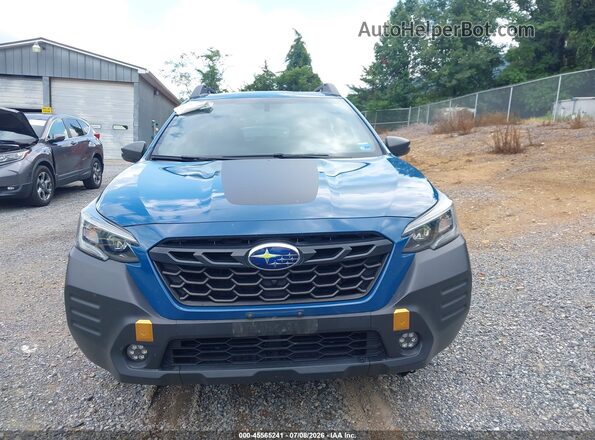 4S4BTGUD6N3217513 2022 SUBARU OUTBACK Blue უკანა სალონის ხედი