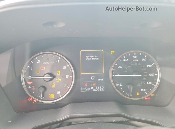 4S4BTGUD6R3126148 2024 SUBARU OUTBACK Blue Սարքավորումների վահանակի տեսք