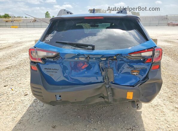 4S4BTGUD6S3306767 2025 SUBARU OUTBACK Синий Вид сзади