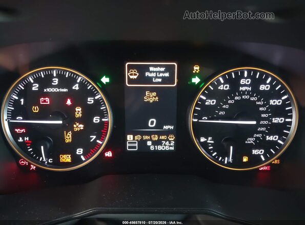 4S4BTGUD7N3212854 2022 SUBARU OUTBACK White Widok tylnych siedzeń