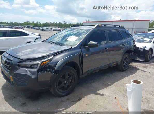 4S4BTGUD8R3199862 2024 SUBARU OUTBACK Серый Передняя левая четверть