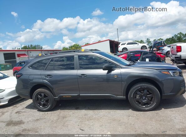 4S4BTGUD8R3199862 2024 SUBARU OUTBACK Серый Вид задней части салона
