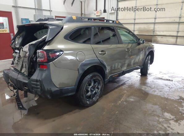 4S4BTGUD9N3177329 2022 SUBARU OUTBACK Зеленый Задняя правая четверть