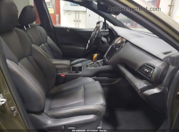 4S4BTGUD9N3177329 2022 SUBARU OUTBACK Зеленый Вид салона спереди