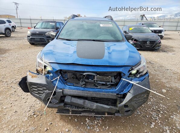 4S4BTGUD9S3223916 2025 SUBARU OUTBACK Синий Вид спереди