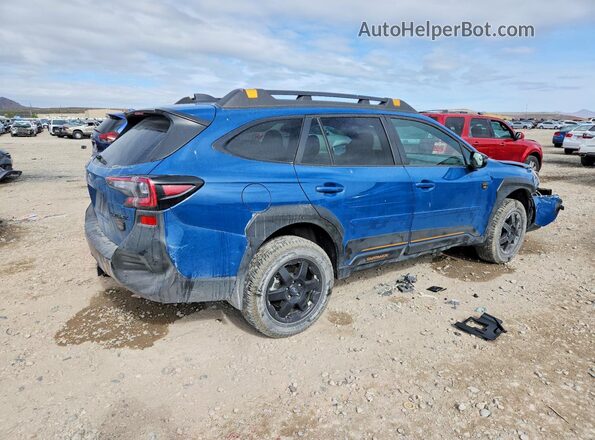 4S4BTGUD9S3223916 2025 SUBARU OUTBACK Синий Задняя правая четверть
