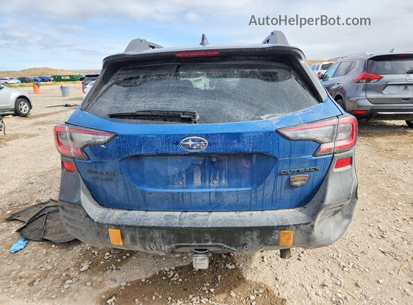 4S4BTGUD9S3223916 2025 SUBARU OUTBACK Синий Вид сзади
