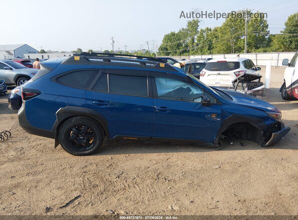 4S4BTGUDXN3242950 2022 SUBARU OUTBACK Blue უკანა სალონის ხედი
