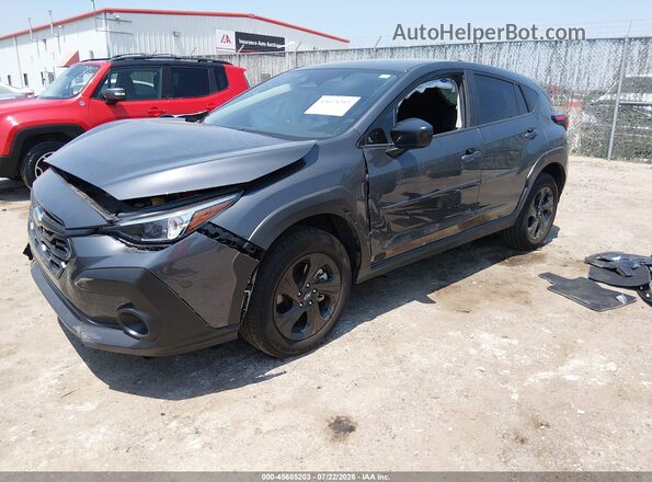 4S4GUHB61T3760505 2026 SUBARU CROSSTREK Black წინა მარცხენა ხედი სამი მეოთხედიდან