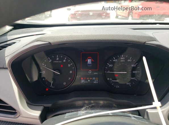 4S4GUHB66T3781138 2026 SUBARU CROSSTREK White Instrument cluster view