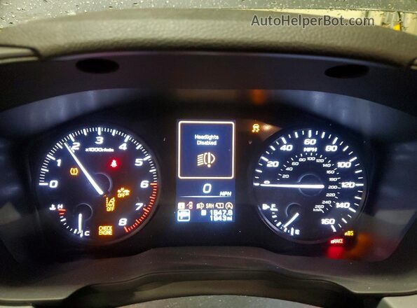 4S4GUHB68T3766205 2026 SUBARU CROSSTREK Gray Вид щитка приладів