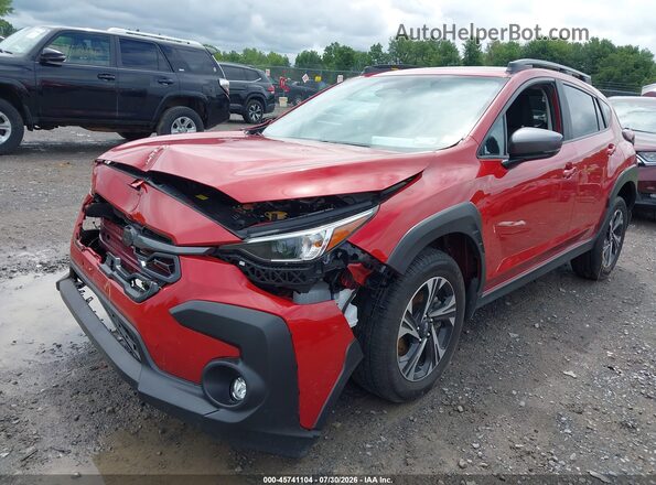 4S4GUHD61T3727842 2026 SUBARU CROSSTREK Красный Передняя левая четверть
