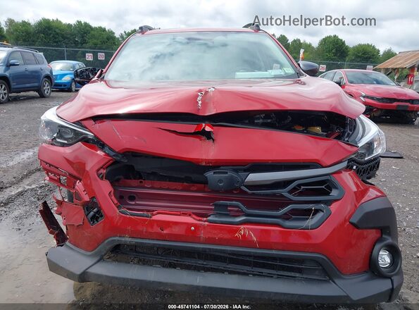 4S4GUHD61T3727842 2026 SUBARU CROSSTREK Красный Вид щитка приборов