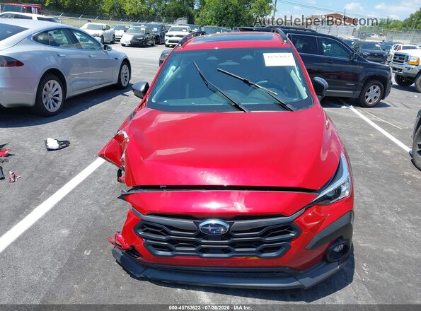 4S4GUHD62T3758808 2026 SUBARU CROSSTREK Red Vista interior trasera