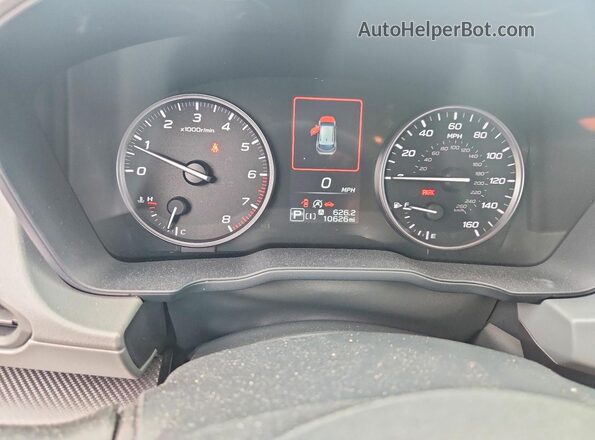 4S4GUHD67T3718112 2026 SUBARU CROSSTREK Green Вид щитка приладів