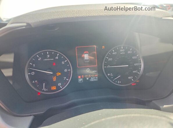 4S4GUHD69T3747501 2026 SUBARU CROSSTREK Белый Вид щитка приборов