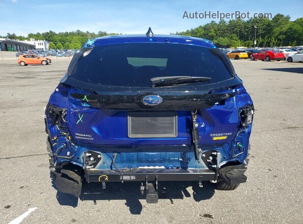 4S4GUHF60S3769057 2025 SUBARU CROSSTREK Blue Вид ззаду