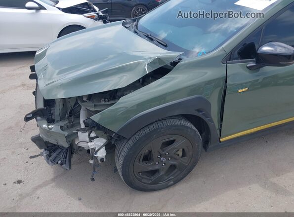 4S4GUHF61R3738605 2024 SUBARU CROSSTREK Green 