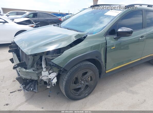 4S4GUHF61R3738605 2024 SUBARU CROSSTREK Green 