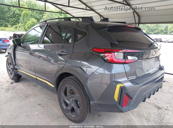 4S4GUHF61S3707957 2025 SUBARU CROSSTREK Gray Trasero izquierdo