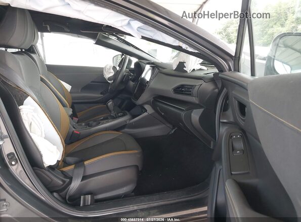 4S4GUHF61S3707957 2025 SUBARU CROSSTREK Gray Vista interior delantera