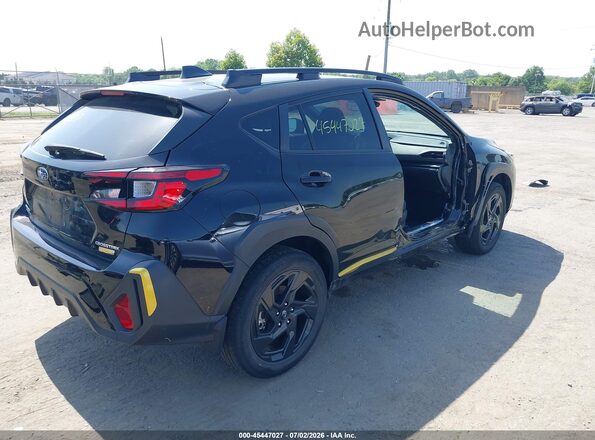 4S4GUHF62R3743764 2024 SUBARU CROSSTREK Black Tył prawy