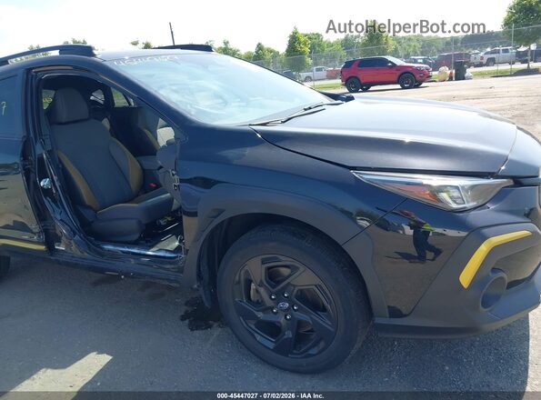 4S4GUHF62R3743764 2024 SUBARU CROSSTREK Black Widok z przodu