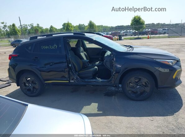 4S4GUHF62R3743764 2024 SUBARU CROSSTREK Black Widok wnętrza z tyłu
